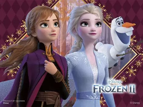 150 Piece Jigsaw Puzzle Frozen 2 Beyond the Gaze [Petit Palier]