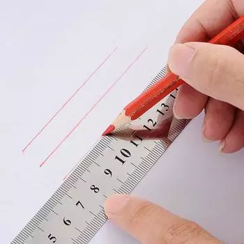 15-20 см двухсторонняя прямая линейка из нержавеющей стали 15cm