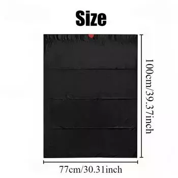 15/30PCS Extra Large Drawstring Garbage Bags Kitchen Waste Fallen Leaves Property Hotel Commercial Black Large Garbage Bags 77x100cm