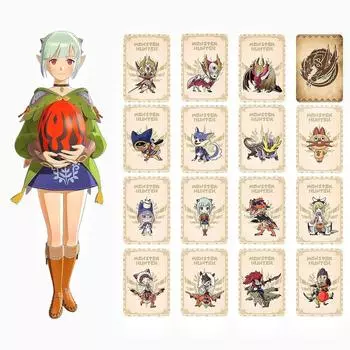 15 карт Amiibo NFC для серийных игр Monster Hunter