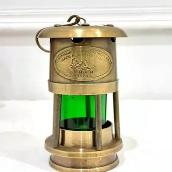 15 см красивый латунный фонарь Minor Lamp фонарь в старинном стиле для морского судна, световой декор, идеально подходит для рождественского подарка