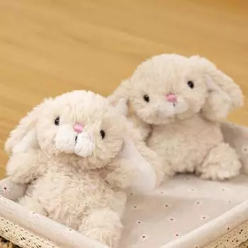 15cm Mini Rabbit Plush Pillows Rabbit Plushie Toys Hug Doll Creative Girls Gifts Doll Lovely Cartoon Animal Decoration 15cm