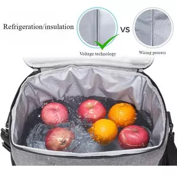 15L/25L outdoor picnic portable handheld insulation bag,Oxford cloth waterproof freezing bag,camping refrigeration bag,lunch bag