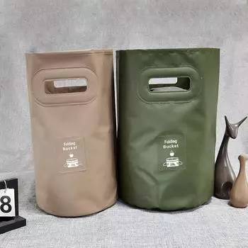 15L Portable Waterproof Water Bags Folding Bucket for Camping Thicken Water Storage Container Outdoor Picnic Fishing Bucket