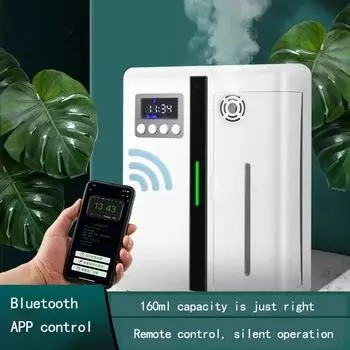 160 мл безводный ароматический диффузор Bluetooth настенный ароматизатор умный ароматический диффузор для эфирного масла отель дом EU чёрный