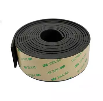 16.4ft Rubber Seal Car Windshield Sunroof Window Edge Trim Weather Strip 30mm W