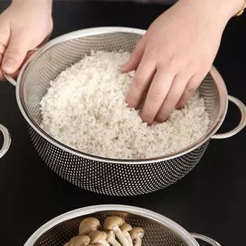 16,5/22,5 см сетчатый фильтр из нержавеющей стали с мелкой сеткой, корзины с ручками, набор дуршлагов для кухни