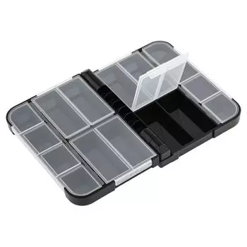 16 Compartments Plastic Carp Fishing Tackle Organizer Storage Box for Hooks Swivels Split Shot Accessories