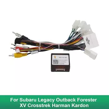16-контактный автомобильный адаптер жгута проводов Canbus Box для Subaru Legacy Outback Forester XV Crosstrek Harman Kardon