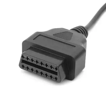 16-контактный OBD2-USB-порт адаптерный кабель-разъем диагностический инструмент чёрный