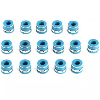 16 Pcs Fit For SBC BBC SBF BBF 11/32 X .500 Valve Stem Oil Seals Set