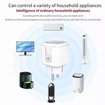 16A/20A Tuya Zigbee Smart Plug EU Socket With Power Monitor Timing Voice Control Support Alexa Google Home SmartThings EU