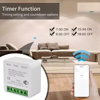 16A Wifi Smart Switch Умный дом Выключатели света Модуль 2-стороннего управления Tuya Smart Life APP Alexa Google Assistant Голосовое управление