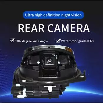170 градусов AHD 1080P или CVBS значок переворачивающаяся эмблема камера заднего вида для Golf Polo CC Beetle Magotan B6 B7L B8 EOS T-roc Passat R Car SonyLens CVBS-NTSC