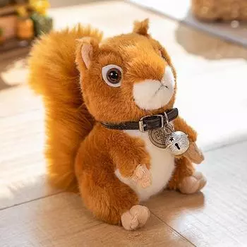 17/25/30 см милая имитация белки Peluche Toys Kawaii сидящая белка плюшевая кукла Kawaii подарок для детей детский подарок на день рождения 17cm