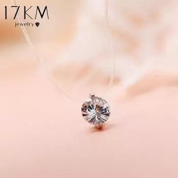 17 км ожерелье женская мода Simplechoker ожерелье блестящая цепочка ожерелье ювелирный подарок