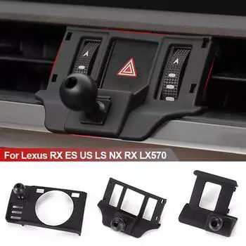 17 мм автомобильный держатель для телефона крепления для Lexus ES UX LS RX 570 NX CT фиксированный кронштейн GPS опорная база специальные автомобильные аксессуары