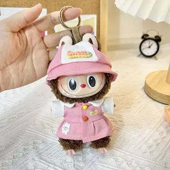 17 см кукольная одежда DIY модный костюм мягкий реквизит для фото, ролевые игры, плюшевые аксессуары, милые с