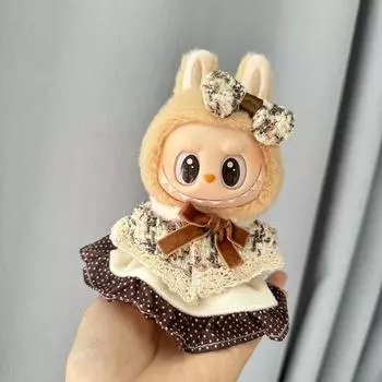 17 см мини плюшевая кукла одежда наряд аксессуары для Кореи Kpop Exo Labubu I II Idol куклы сидят вечеринка серия одежда подарок no doll