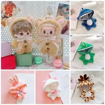 17 см Мини Плюшевая Кукла Одежда Наряд Аксессуары для Кореи Labubu Idol Комбинезон Одежда DIY Подарок для фанатов fit 17cm Labubu Doll