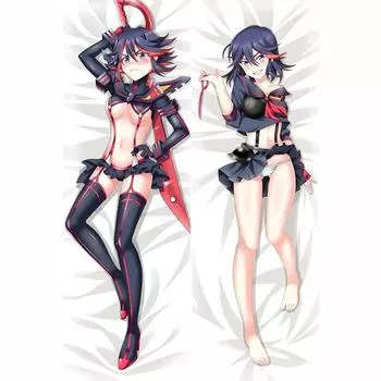 180 см аниме KILL la KILL Matoi Ryuuko Dakimakura наволочка косплей отаку обнимающая наволочка для всего тела подушка постельное белье украшение 40x120cm pillowcase