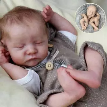 18-дюймовый комплект кукол Reborn Levi с закрытыми или открытыми глазами, мягкие виниловые формы для кукол, пустой неокрашенный комплект в разобранном виде, аксессуары для игрушек ручной работы «сделай сам» open eyes