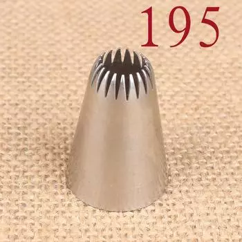 195 # кекс из нержавеющей стали, сфера, форма шара, насадки для глазури, кондитерские насадки для крема, цветочный факел, инструменты для украшения трубок для кондитерских изделий