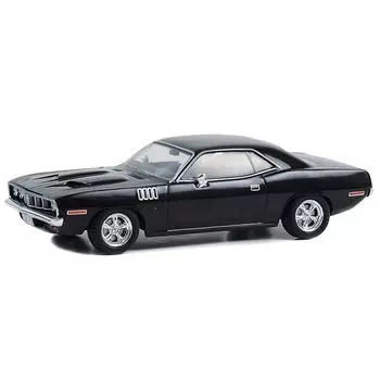1971 plymouth barracuda black john wick Chapter 4 (2023) movie hollywood series 1/43 diecast model cars Greenlight 86641
