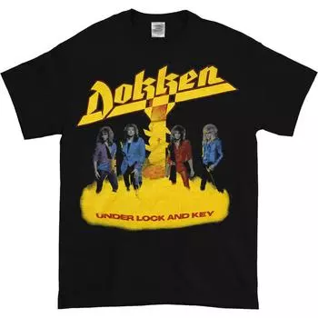 1985 Dokken Under Lock and Key Tour Футболка унисекс с рок-группой S