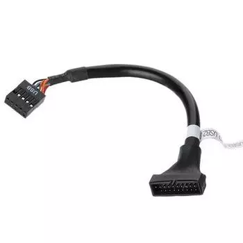 19/20-контактный разъем USB 3.0 «мама» на 9-контактный разъем USB 2.0 «папа» для материнской платы, адаптерный шнур