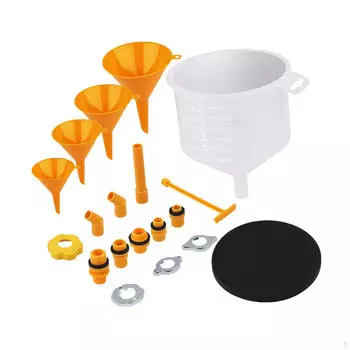 19 Pieces Leakproof Coolant Funnel Set with Adapters Automotive Accessory Professional Universal