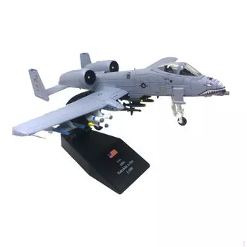 1/100 A10 штурмовик литой игрушечный самолет из сплава для подарка на вечеринку мальчиков