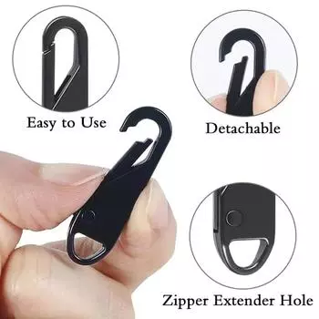 1/10 Sewing Piece Zipper Replacement Repair Kit Accessories Puller Haberdashery Accessory Pull Sliders DIY Apparel Supplies Arts 1PC&Plastic