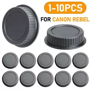 1-10 шт. Портативная задняя крышка объектива для Canon Rebel EOS EFS EF EF-S EF DSLR SLR, легкая, новая, сохраняет объектив чистым для использования на открытом воздухе