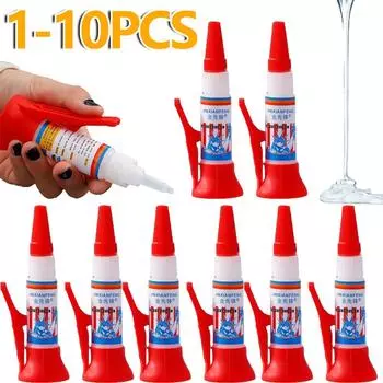 1-10 шт. Многофункциональный клей для сварки, герметик для ремонта, 50 мл, для самостоятельного изготовления картона, резины, бумаги, металла, клея, сварочного клея