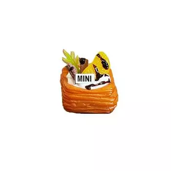 1/12 Dollhouse Simulation Mini Danish Crispy Dessert Bread Dessert Kitchen Tray Tableware Accessories Decoration Kids Toys
