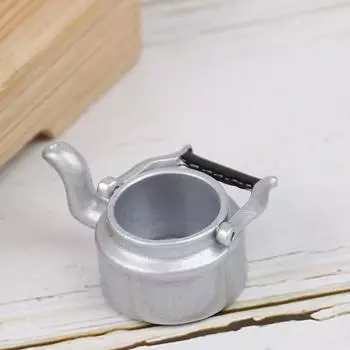 1: 12 кукольных домиков Мини-симулятор чайника Миниатюрная мебель Игрушечная кухонная утварь