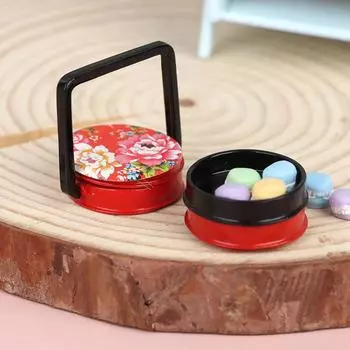 1:12 кукольных мини-корзинок для еды, сплав, ланч-бокс, коробка для закусок, декоративная игрушка