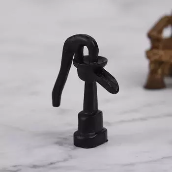 1: 12 Кукольный Дом Мини Мебель Модель Аксессуары Ретро Черный Кран one size