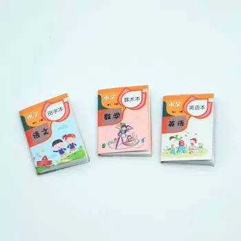 1/12 кукольный домик симулятор мини учебник набор кукольный домик школьные учебники декор кукольный домик аксессуары для ролевых игр для детей игрушки