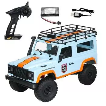 1:12 MN99 D90 4WD скалолазная машинка с дистанционным управлением игрушечная радиоуправляемая машинка 1PCS BATTERY BLUE