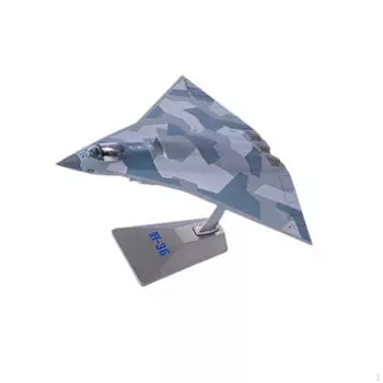 1/144 Scale J36 Fighter Model Simulated Airplane Simulation Realistic Souvenir Collections Aircraft