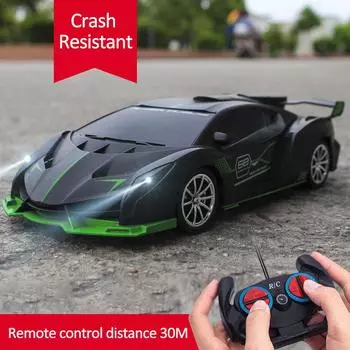 1:16 4-канальный радиоуправляемый автомобиль со светодиодной подсветкой, 2,4G, радиоуправляемые автомобили с дистанционным управлением, спортивный автомобиль, высокоскоростной дрифт-автомобиль для мальчиков, игрушки для детей 30 м