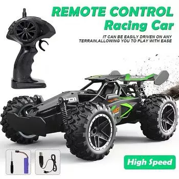 1: 18 RC Car High-Speed Off-Road 2. 4G Пульт Дистанционного Управления Машина Дрифтинг 15 Км/Ч Для Адаптации К Различным Участкам Дороги Резиновые Большие Шины