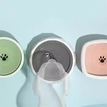 1/1.5L Pet Bowl Dog Pet Floating Bowl Cat Dog Drinking Water Cat Drive Water Bowl Pet Non-Wetting Mouth Water Drinker Pet Supply