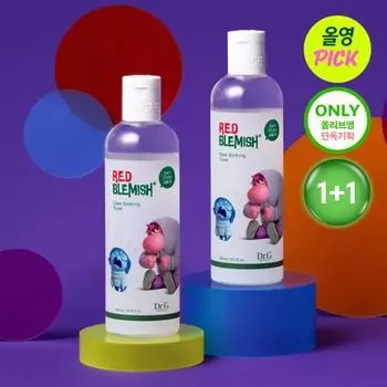 [1+1/Inside Out2] Dr.G Red Blemish Clear Soothing Toner 300мл 1+1 Special, корейская косметика