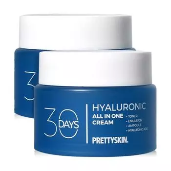 1+1 Prettyskin All-in-One Moisture Cream Set (6 вариантов) - 100 мл x 2 — Увлажнение и питание