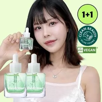 [1+1] Vivid Draw Baobab Hydrogel Two-Drop Ampoule 40 мл 1+1 Special, Корейская косметика