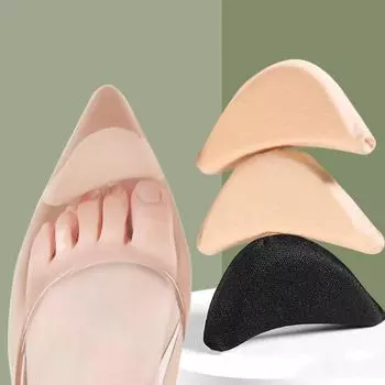 1/2/3/5/10 пар вставок для пальцев ног для слишком большой обуви вставки для обуви для женщин и мужчин пенный наполнитель для пальцев ног приспособления для обуви 1 pairs чёрный