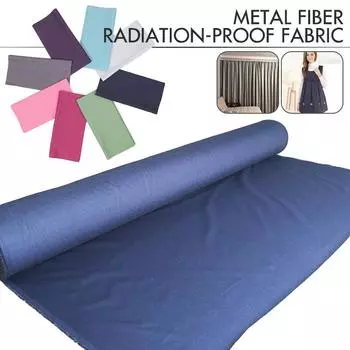 1/2/3 M Металлическое волокно EMF RFID Блокирующая ткань для защиты от излучения Проводящая ткань Электромагнитное экранирование Сигнальная ткань 1 M